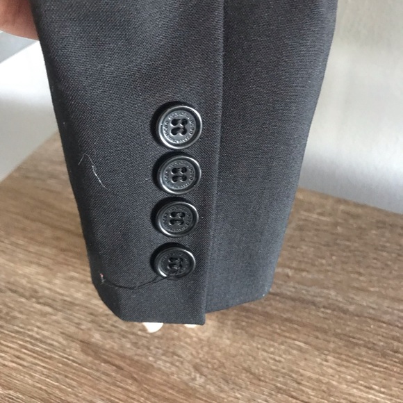 Blazer in Black BCBG jacket w/satin embellishment - Picture 4 of 6